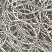 Load image into Gallery viewer, Sterling Silver 13.0mm Width by 21.0mm Length, Corrugated Oval Cable Chain. Price per: 1 Foot.