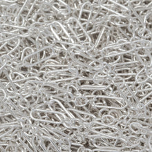 Load image into Gallery viewer, Sterling Silver 2.0mm Width by 5.6mm Length Larger Smooth Oval Link Followed by Three of 2.0mm Width by 2.2mm Length Smaller Smooth Oval Links, Long and Short Chain. Price per: 1 Foot.