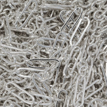 Load image into Gallery viewer, Sterling Silver Two of 2.2mm Width by 2.7mm Length Small Smooth Oval Links With 2.2mm Width by 2.7mm Length Small Flat Oval Link in the Middle, Followed by 2.2mm Width by 7.0mm Length Large Flat Oval Link, Long and Short Chain. Price per: 1 Foot.