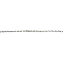 Load image into Gallery viewer, Chain by Foot. Sterling Silver 1.0mm Width by 1.33mm Length, Cable Chain With Diamond Cut Edges. Price per: 1 Foot.