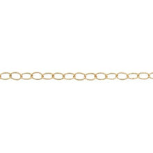 Load image into Gallery viewer, 14kt Gold Filled 2.1mm Width by 3.1mm Length, Smooth Cable Chain. Price per: 1 Foot.
