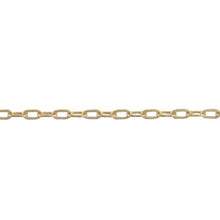 Load image into Gallery viewer, 14kt Gold Filled 1.0mm width by 1.6mm length, Flat Elongated Cable Chain. Price per: 1 Foot.