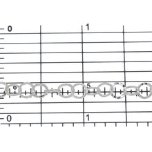 Load image into Gallery viewer, Sterling Silver 5.0mm Width / Length, Flat Hammered Circle Chain. Price per: 1 Foot.