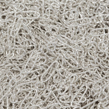 Load image into Gallery viewer, Sterling Silver Three of 1.7mm Width by 2.0mm Length Small Smooth Oval Links With Middle Link Being Corrugated Oval Link, Followed by 1.7mm Width by 5.0mm Length Large Corrugated Oval Link, Long and Short Chain. Price per: 1 Foot.