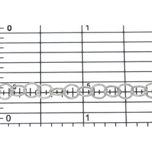 Load image into Gallery viewer, Sterling Silver 5.00mm Width / Length Hammered Wire, Circle Chain. Price per: 1 Foot.