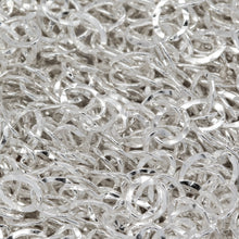 Load image into Gallery viewer, Sterling Silver 3.70mm Width by 5.00mm Length, Hammered Cable Chain. Price per: 1 Foot.