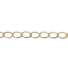 Load image into Gallery viewer, 14kt Gold Filled 2.8mm width by 4.7mm length, Smooth Curb Chain. Price per: 1 Foot.