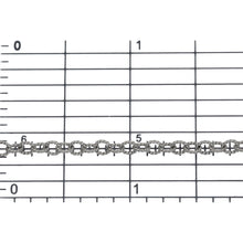 Load image into Gallery viewer, Sterling Silver Oxidized 2.98mm Width by 3.57mm Length, Twisted Cable Chain. Price per: 1 Foot.