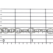 Load image into Gallery viewer, Sterling Silver 4.7mm Width by 6.75mm Length, Textured Cable Chain. Price per: 1 Foot.