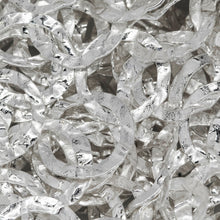 Load image into Gallery viewer, Sterling Silver 10.5mm Width / Length, Hammered Circle Chain. Price per: 1 Foot.