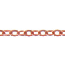 Load image into Gallery viewer, Copper 12.50mm Width / Length, Rolo Chain. Price per: 1 Foot.