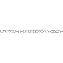 Load image into Gallery viewer, Chain by Foot. Sterling Silver 2.22mm Width / Length, Circle Rolo Chain. Price per: 1 Foot.