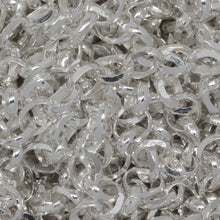 Load image into Gallery viewer, Sterling Silver 3.7mm Width by 4.2mm Length, Diamond Cut Oval Rolo Chain. Price per: 1 Foot.