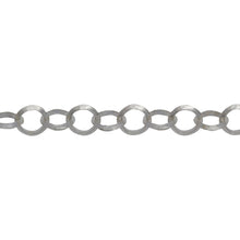 Load image into Gallery viewer, Chain by Foot. Sterling Silver 5.30mm Width / Length, Diamond Cut Rolo Chain. Price per: 1 Foot.