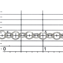 Load image into Gallery viewer, Sterling Silver 5.30mm Width / Length, Diamond Cut Rolo Chain. Price per: 1 Foot.