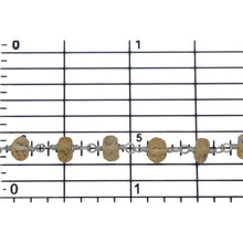 Load image into Gallery viewer, Brass Silver Plated 4.90mm Width by 2.75mm Length Natural Hand Cut Citrine Stone, Gem Stone Chain. Price per: 1 Inch.