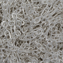 Load image into Gallery viewer, Sterling Silver 1.55mm Width by 3.58mm Length large Oval Link Connected to Three of 1.45mm Width by 2.04mm Length Small Oval Links, Smooth Long and Short Chain. Price per: 1 Foot.