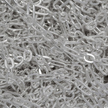 Load image into Gallery viewer, Sterling Silver 1.65mm Width by 3.65mm Length large Oval Link Connected to Three of 1.60mm Width by 2.07mm Length Small Oval Links, Flat Long and Short Chain. Price per: 1 Foot.