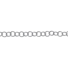 Load image into Gallery viewer, Chain by Foot. Sterling Silver 3.32mm Width / Length, Smooth Cable Chain. Price per: 1 Foot.