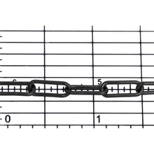 Load image into Gallery viewer, Sterling Silver - Rhodium Plated 4.43mm Width by 11.38mm Length, Smooth Elongated Cable Chain. Price per: 1 Foot.