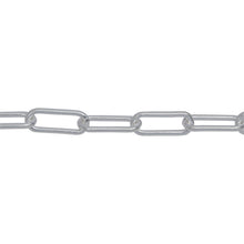 Load image into Gallery viewer, Chain by Foot. Sterling Silver 5.00mm Width by 13.00mm Length, Smooth Elongated Cable Chain. Price per: 1 Foot.