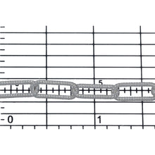 Load image into Gallery viewer, Sterling Silver 5.00mm Width by 12.80mm Length, Twisted Elongated Cable Chain. Price per: 1 Foot.