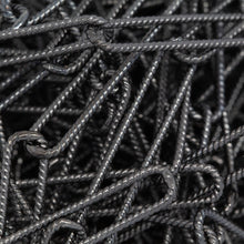 Load image into Gallery viewer, Sterling Silver - Rhodium Plated 4.30mm Width by 24.50mm Length, Twisted Elongated Cable Chain. Price per: 1 Foot.