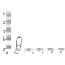 Load image into Gallery viewer, Sterling Silver Oxidized 6.7mm Width by 14.1mm Height, Hammered Southwestern Pinch Bail. Quantity per pack - 5 Pieces.