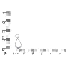 Load image into Gallery viewer, Sterling Silver 6.8mm Width by 11.5mm Height, Sliding Bail with 18.0 gauge 4.5mm Open Ring at the bottom. Quantity per pack - 10 Pieces.