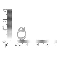 Load image into Gallery viewer, Sterling Silver 13.4mm Height by 2.4mm Length by 8.6mm Width, Enhancer Bail with 2.3mm Close Ring at the Bottom. Quantity per pack - 2 Pieces.
