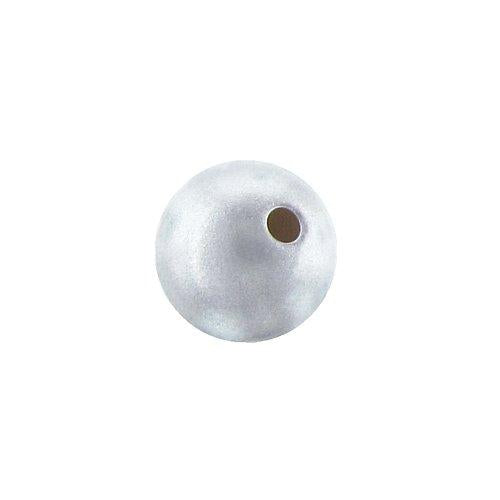 Sterling Silver, 2.0mm Width / Length / Height, Sandblasted Round Bead. Quantity per pack: 100 Pieces.