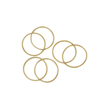 Load image into Gallery viewer, Gold Filled 27.6mm Width by 1.7mm Length by 19.7mm Height, Figure 8 Connector. Quantity Per Pack: 4 Pieces.