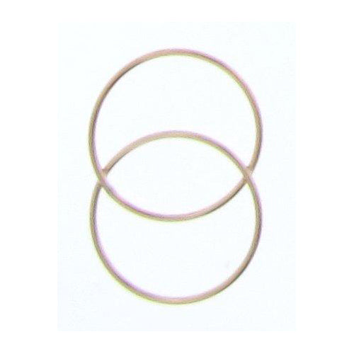 Gold Filled 27.6mm Width by 1.7mm Length by 19.7mm Height, Figure 8 Connector. Quantity Per Pack: 4 Pieces.