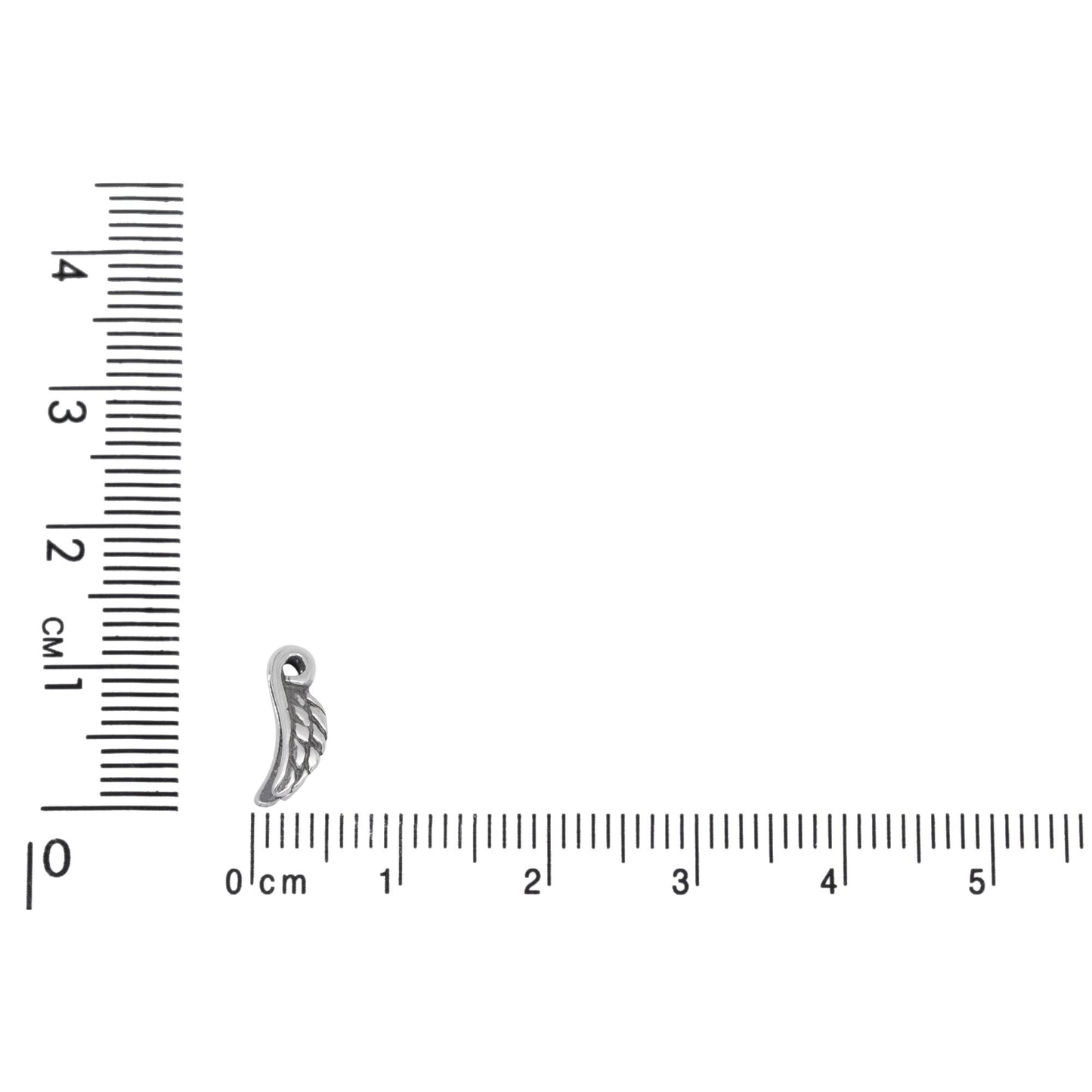 Sterling Silver 5.6mm Width by 11.0mm Length, Feather Pinch Bail. Quantity per pack - 5 Pieces.