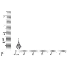 Load image into Gallery viewer, Sterling Silver Oxidized 4.7mm Width by 6.2mm Length by 10.7mm Height, Shell Sliding Bail with 18.0 Gauge 4.5mm Width / Length Open Ring. Quantity per pack - 2 Pieces.