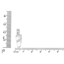 Load image into Gallery viewer, Sterling Silver 3.6mm Length by 7.8mm Width by 7.4mm Height, Smooth Sliding Bail With 5.6mm Width by 7.2mm Length by 15.6mm Height, Smooth Pinch Bail at the Bottom. Quantity per pack - 2 Pieces.