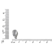 Load image into Gallery viewer, Sterling Silver Oxidized 6.7mm Width by 7.2mm Length by 13.8mm Height, Leaf Pinch Bail. Quantity per pack - 5 Pieces.