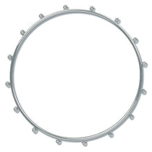 Load image into Gallery viewer, Bangles. Sterling Silver 61.50mm Width / Length Smooth Bangle with 16 of 2.45mm Width / Length Smooth Fix Ring on outside of the Bangle. Quantity Per Pack: 1 Piece.