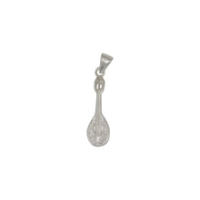 Load image into Gallery viewer, Sterling Silver, 8.6mm Width by 5.6mm Length by 31.0mm Height, Lute Pendant. Quantity Per Pack: 1 Piece.