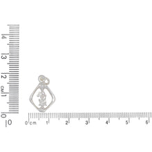 Load image into Gallery viewer, Sterling Silver, 13.1mm Width by 2.8mm Length by 18.9mm Height, Virgo Charm. Quantity Per Pack: 4 Pieces.