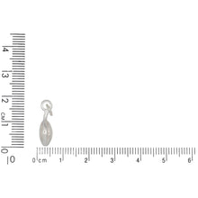 Load image into Gallery viewer, Sterling Silver, 5.3mm Width by 5.5mm Length by 18.0mm Height, Lotus Bud Charm. Quantity Per Pack: 2 Pieces.