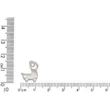 Load image into Gallery viewer, Sterling Silver, 11.7mm Width by 3.6mm Length by 14.3mm Height, Baby Carriage Charm. Quantity Per Pack: 2 Pieces.