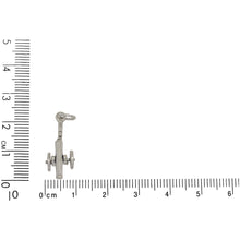 Load image into Gallery viewer, Sterling Silver, 9.6mm Width by 6.5mm Length by 25.1mm Height, Cannon Charm. Quantity Per Pack: 1 Piece.