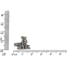 Load image into Gallery viewer, Sterling Silver, 17.4mm Width by 2.7mm Length by 14.6mm Height, Lion and Lamb Friends Charm. Quantity Per Pack: 1 Piece.