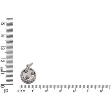 Load image into Gallery viewer, Sterling Silver, 11.5mm Width by 9.2mm Length by 14.1mm Height, Birthday Cake Charm. Quantity Per Pack: 1 Piece.