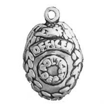 Load image into Gallery viewer, Charms. Sterling Silver, 12.7mm Width by 4.1mm Length by 19.5mm Height, Officer Badge Charm. Quantity Per Pack: 1 Piece.
