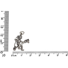 Load image into Gallery viewer, Sterling Silver, 11.4mm Width by 15.2mm Length by 22.6mm Height, Child Riding Stick Horse Charm. Quantity Per Pack: 1 Piece.