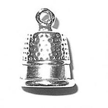 Load image into Gallery viewer, Charms. Sterling Silver, 9.5mm Width by 9.5mm Length by 13.1mm Height, Finger Thimble Charm. Quantity Per Pack: 1 Piece.