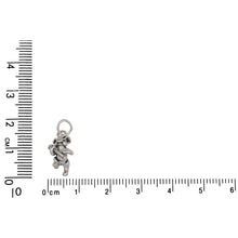 Load image into Gallery viewer, Sterling Silver, 8.6mm Width by 6.8mm Length by 16.4mm Height, Pig Playing Banjo Charm. Quantity Per Pack: 1 Piece.
