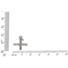 Load image into Gallery viewer, Sterling Silver, 15.5mm Width by 11.9mm Length by 15.9mm Height, Ab Roller Charm. Quantity Per Pack: 1 Piece.